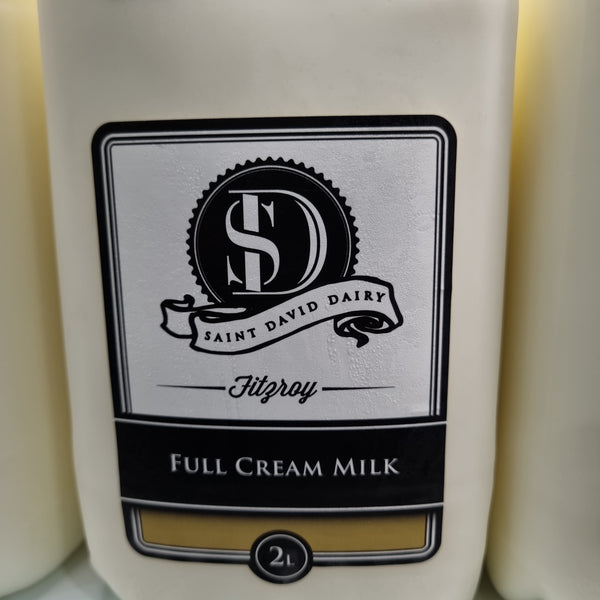 St Davids full cream Milk 2L