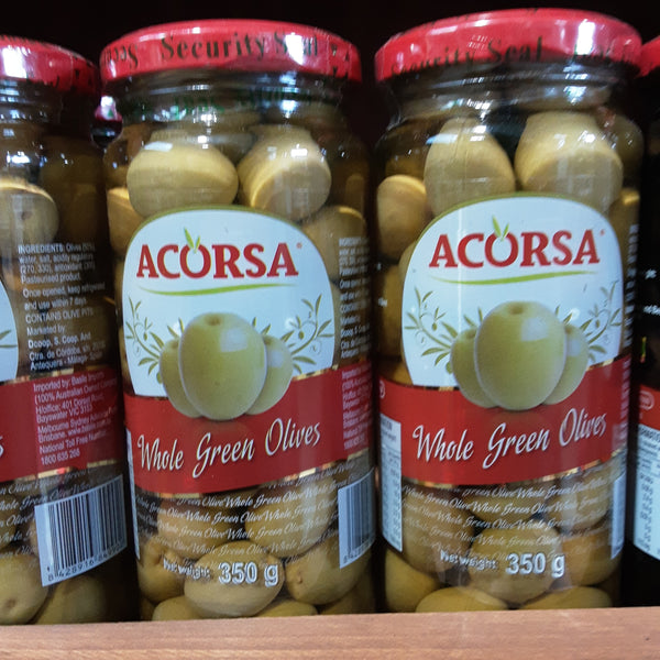 Acorsa Whole Green Olives
