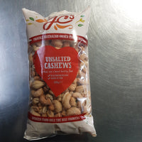 JC's Cashews Roasted & Unsalted 500g