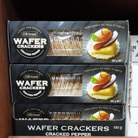 OB Finest Wafer Crackers Cracked Pepper 100g