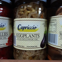 Capriccio Eggplants in Sunflower Oil 550g