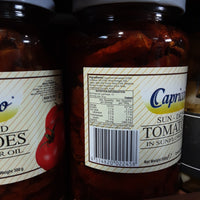 Capriccio Sun-dried Tomatoes in Sunflower Oil 550g