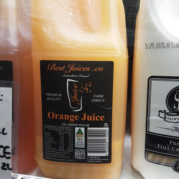 Best Juices Co Orange Juice 2L