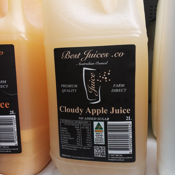 Best Juices Co Cloudy Apple Juice 2L
