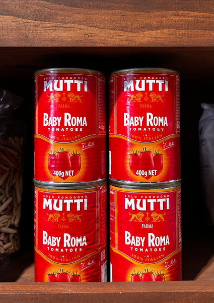 Mutti Canned Baby Roma Tmatoes
