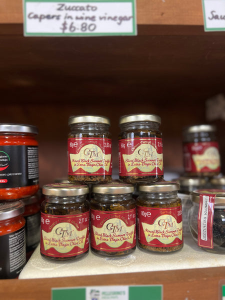 Minced Black Summer Truffle in Extra Virgin Olive Oil