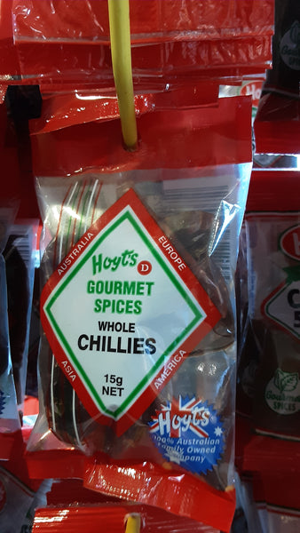 Hoyt's Whole Chillies 15g