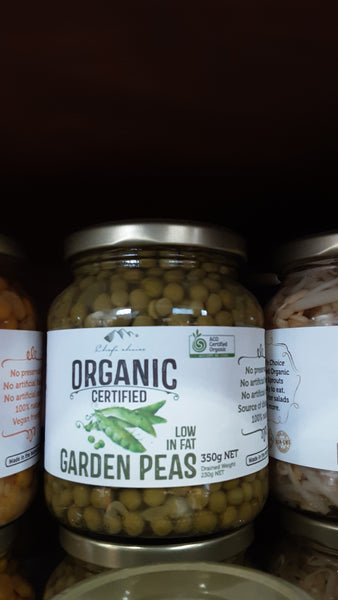 Chef's Choice Organic Garden Peas 350g