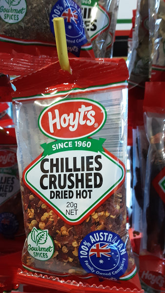 Hoyt's Crushed Chillies 20g