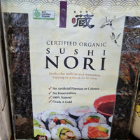 Japanese style sushi nori organic