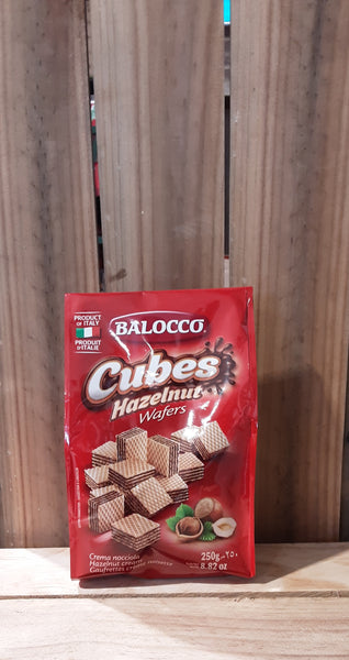 Balocco Cubes Hazelnut Wafers 250g