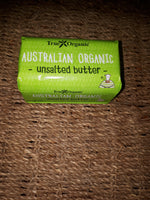 ORGANIC A Grade Butter Continental Unsalted 250g