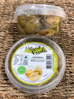 Nevia Foods Green Split Olives Marinated 200g