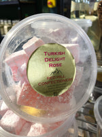 Red Hill Confectionery Turkish Delight Rose 200g Tub
