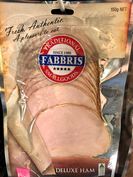 Fabbris Smallgoods Deluxe Ham 150g