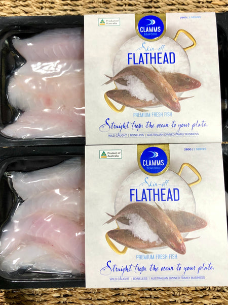 Fresh FLATHEAD FILETS fish